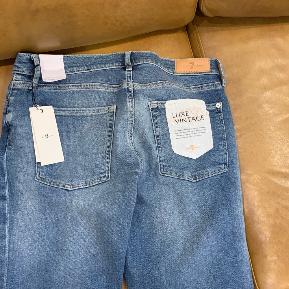 7 for all mankind new with tags luxe vintage jeans